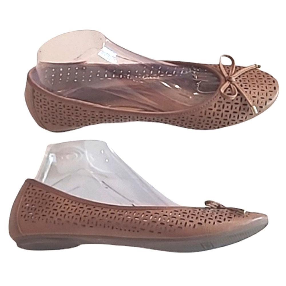 Kelly & Katie Ballet Jelly Flat Perforated Slip Resistant Flexible Slide On Flex - Picture 17 of 17